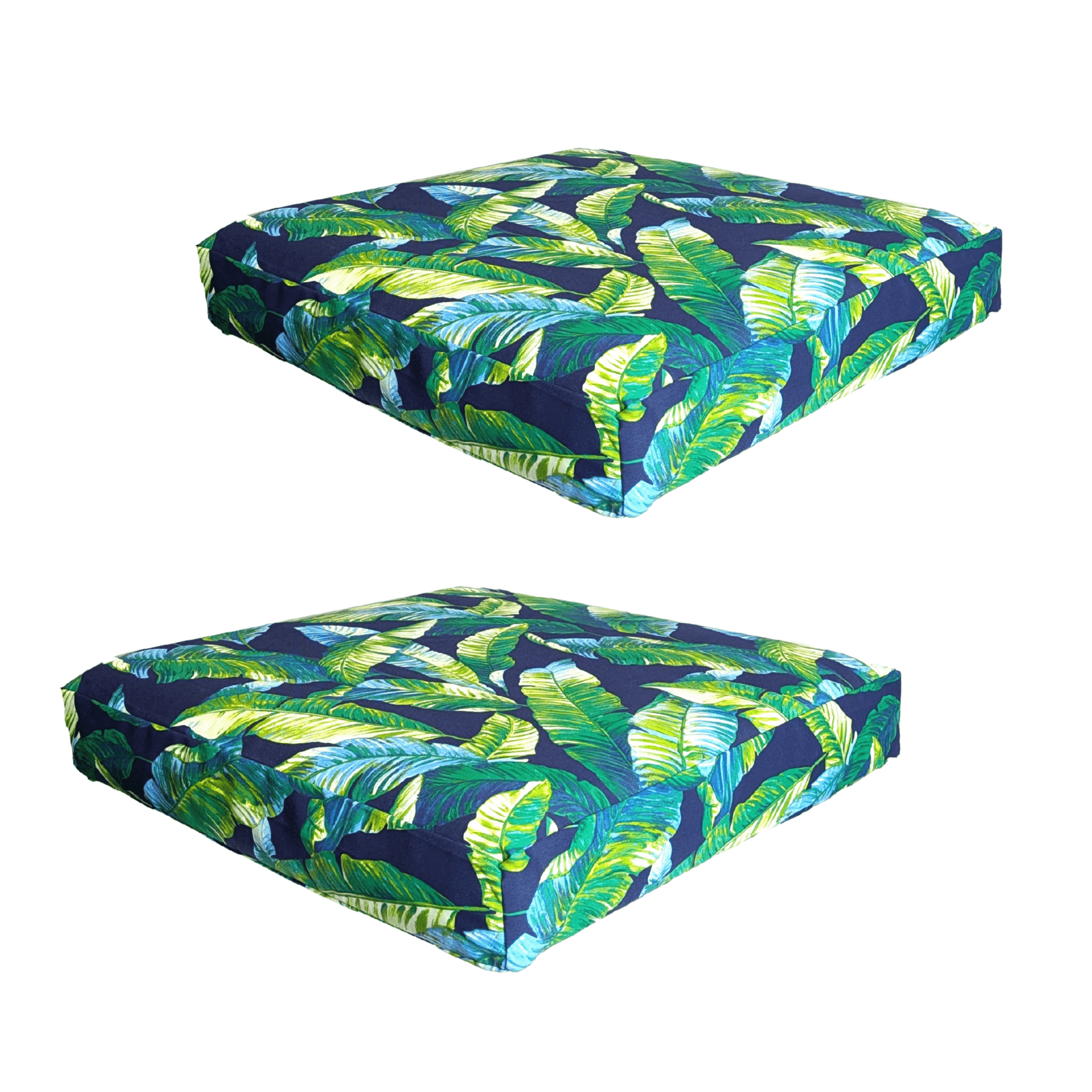 Rockin Cushions IKEA Outdoor Slipcovers 2 Pack Outdoor Seat Covers | Banana Leaf | Compatible with IKEA Duvholmen Inner Cushion